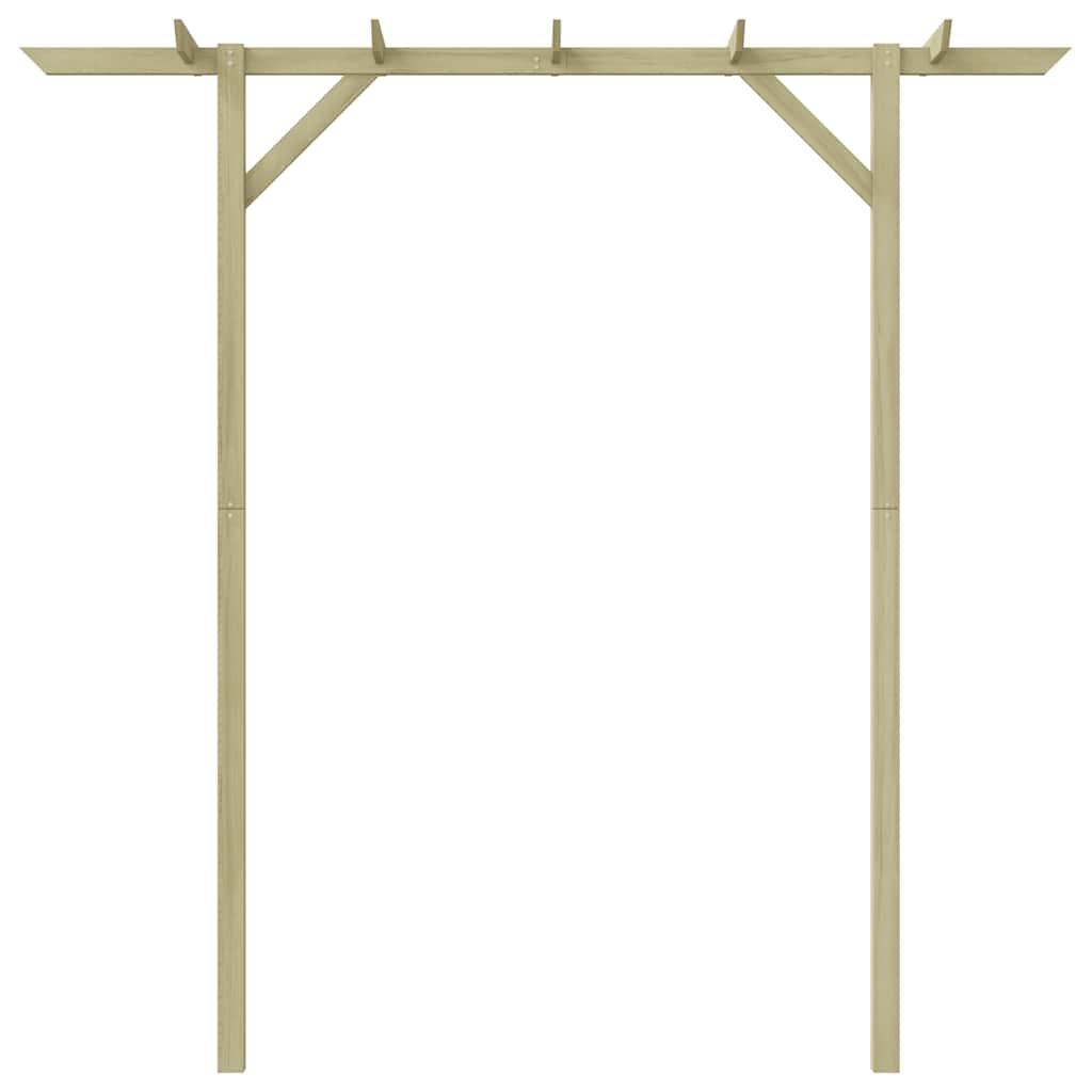 Gartenpergola 205x40x203 cm Holz