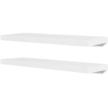 Wandregale 2 Stk. MDF Weiß