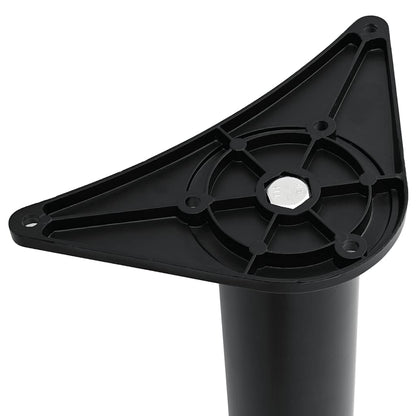 4x höhenverstellbares Tischbein Schwarz 710 mm
