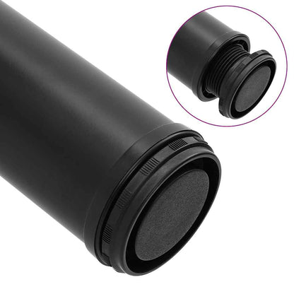 4x höhenverstellbares Tischbein Schwarz 710 mm