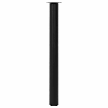 2 x Teleskopfuß Tischfuß Stützfuß Tischbein Schwarz 710 mm-1100 mm