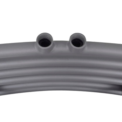 Handtuchheizkörper Warmwasser Gebogen Grau 480x480 mm