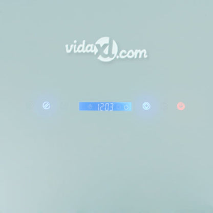 Dunstabzugshaube mit Touch-Display Weiß 900 mm