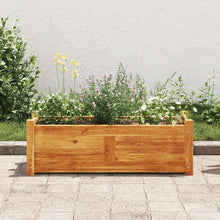 Garten-Hochbeet Akazienholz 76x27,6x25 cm