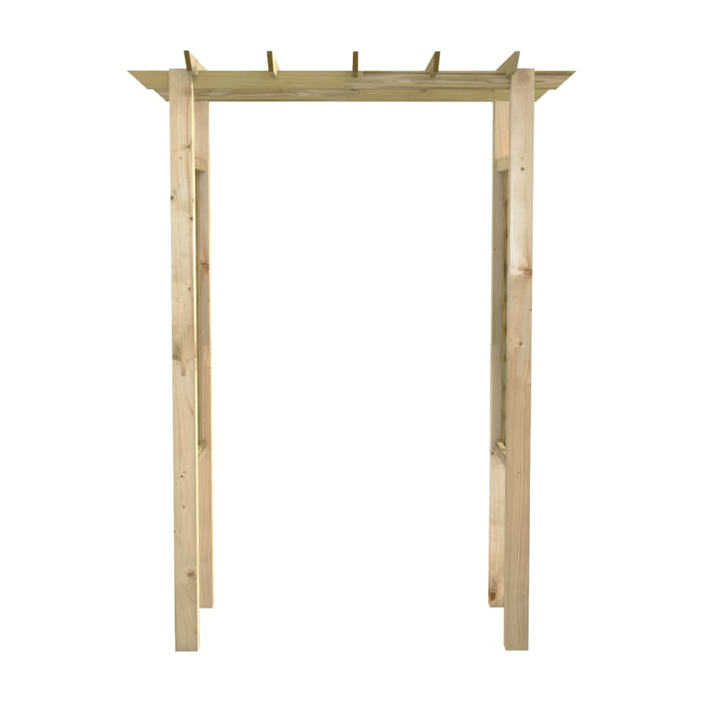 Gartenlaube Rosenbogen 150 x 60 x 204 cm Holz Imprägniert