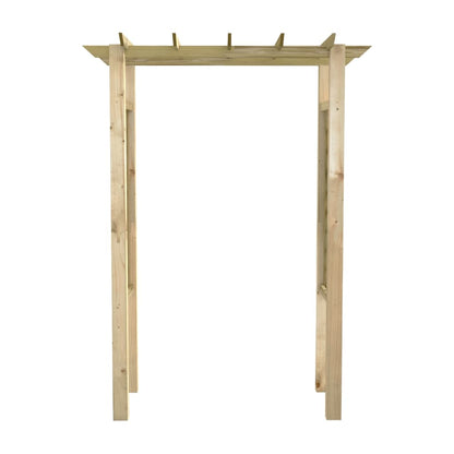 Gartenlaube Rosenbogen 150 x 60 x 204 cm Holz Imprägniert