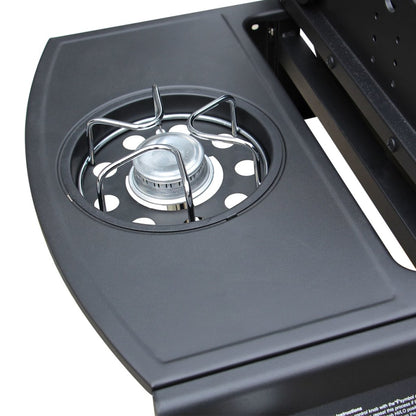 Gasgrill 4+1 Brenner Schwarz