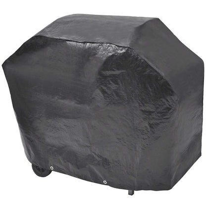 Gasgrill 4+1 Flammen Schwarz und Silbern