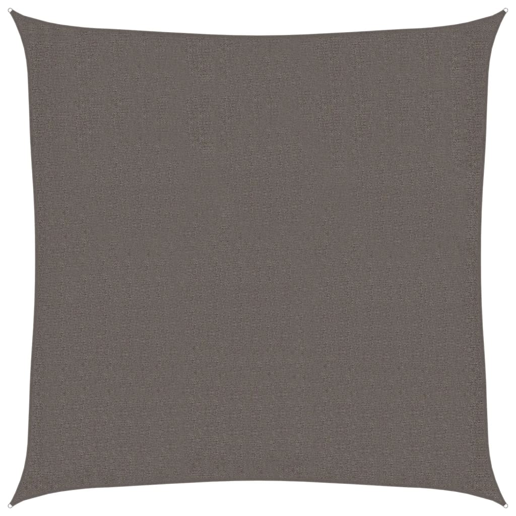 Sonnensegel HDPE Quadrat 3,6x3,6 m Anthrazit