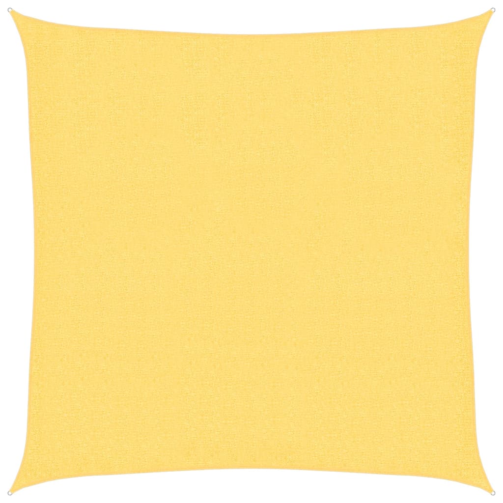 Sonnensegel HDPE Quadratisch 3,6x3,6 m Beige