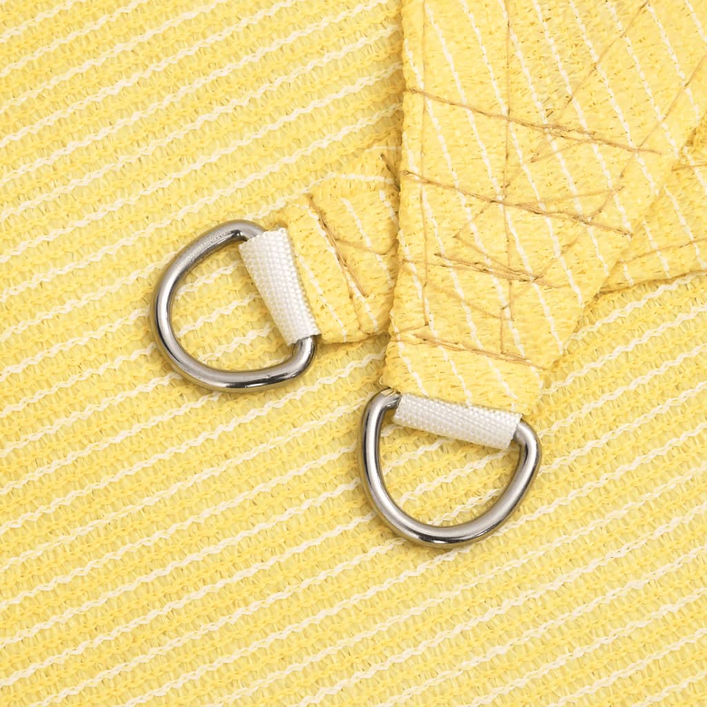 Sonnensegel HDPE Quadratisch 3,6x3,6 m Beige