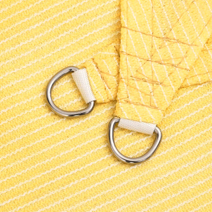 Sonnensegel HDPE Quadratisch 3,6x3,6 m Beige