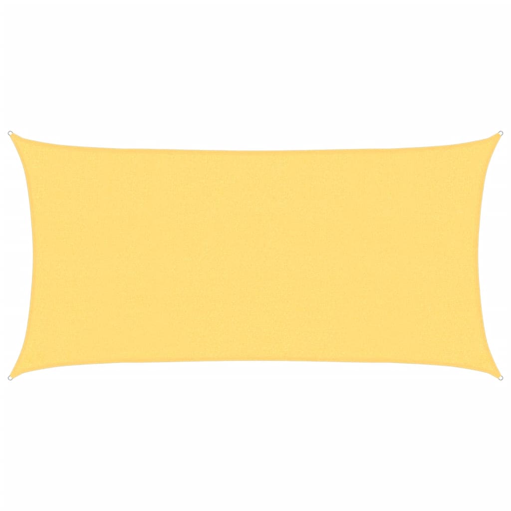 Sonnensegel HDPE Rechteckig 2x4 m Beige