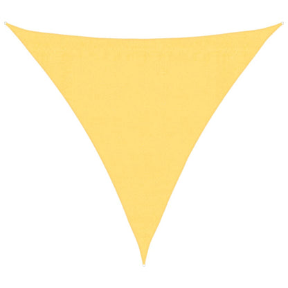 Sonnensegel HDPE Dreieckig 3,6x3,6x3,6 m Beige