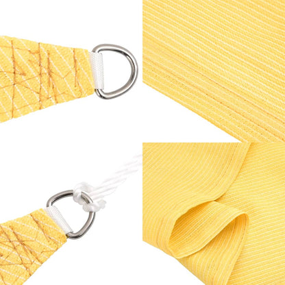 Sonnensegel HDPE Dreieckig 3,6x3,6x3,6 m Beige