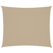 Sonnensegel Oxford-Gewebe Rechteckig 4x6 m Beige