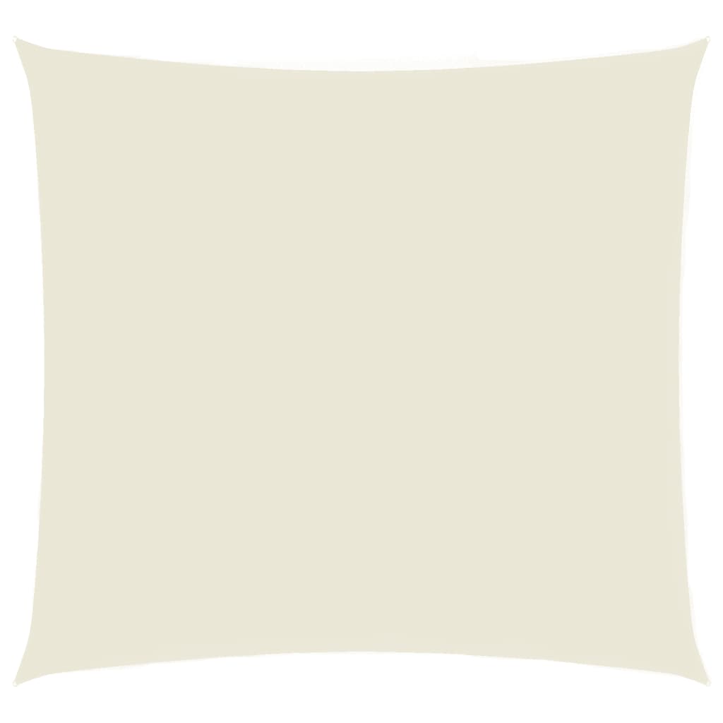 Sonnensegel Oxford-Gewebe Quadratisch 3,6x3,6 m Creme