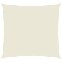 Sonnensegel Oxford-Gewebe Quadratisch 3,6x3,6 m Creme