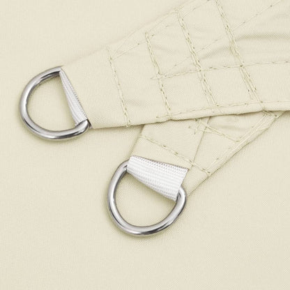 Sonnensegel Oxford-Gewebe Quadratisch 3,6x3,6 m Creme