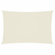 Sonnensegel Oxford-Gewebe Rechteckig 2x4 m Creme