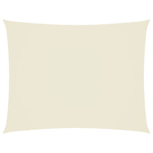 Sonnensegel Oxford-Gewebe Rechteckig 4x6 m Creme