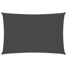 Sonnensegel Oxford-Gewebe Rechteckig 2x4 m Anthrazit