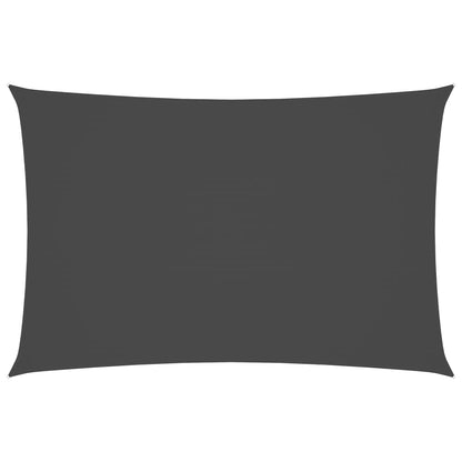 Sonnensegel Oxford-Gewebe Rechteckig 2x4 m Anthrazit