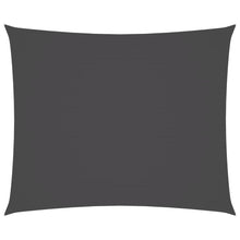 Sonnensegel Oxford-Gewebe Rechteckig 4x6 m Anthrazit