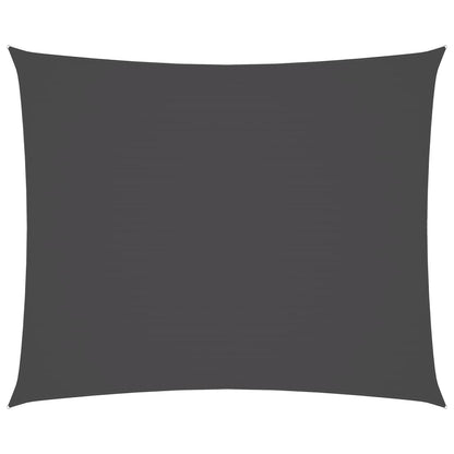 Sonnensegel Oxford-Gewebe Rechteckig 4x6 m Anthrazit
