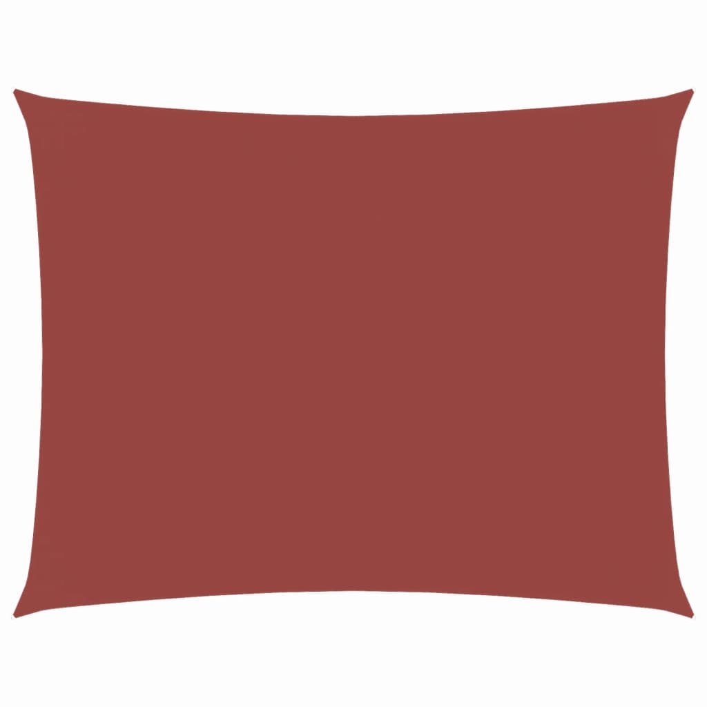 Sonnensegel Oxford-Gewebe Rechteckig 4x6 m Terracotta