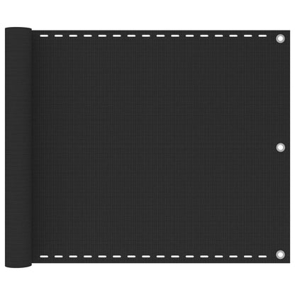 Balkonsichtschutz HDPE 75x600 cm Anthrazit