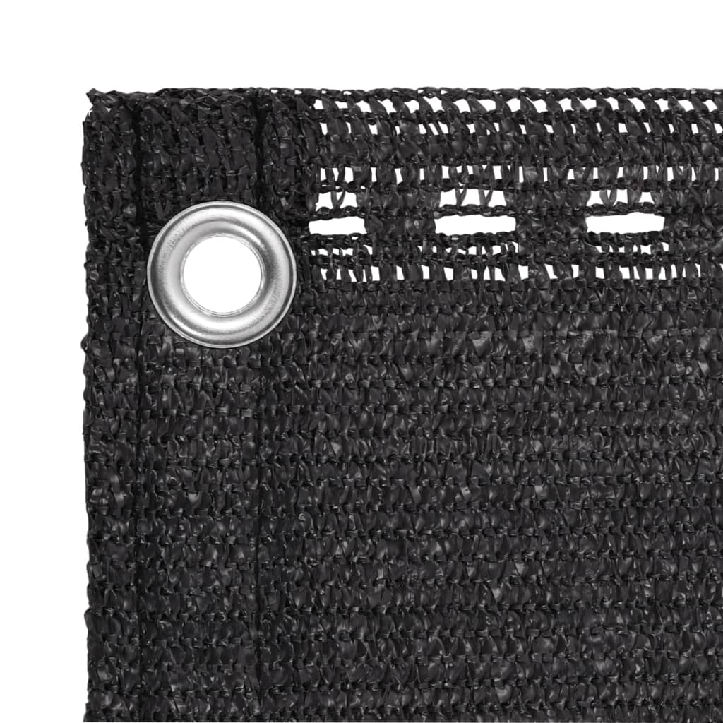 Balkonsichtschutz HDPE 90x400 cm Anthrazit