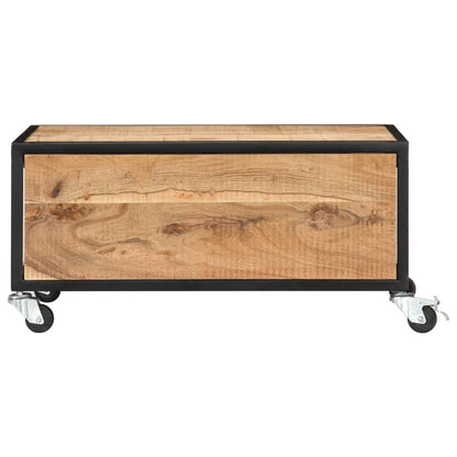 Couchtisch 70x70x32 cm Massivholz Akazie