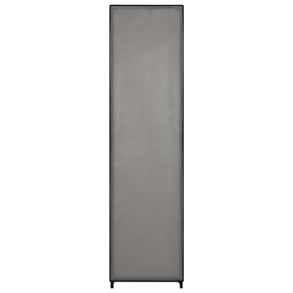 Kleiderschrank mit 4 Fächern Grau 175 x 45 x 170 cm