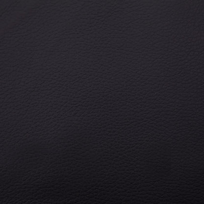 Massage-Chaiselongue mit Kissen Schwarz Kunstleder