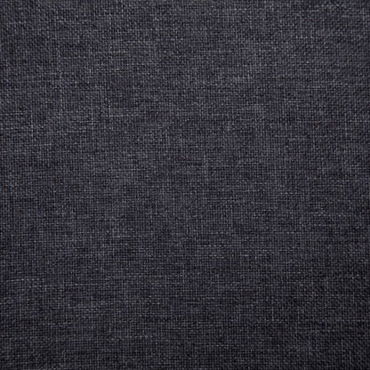 Sitzbank 139,5 cm Dunkelgrau Polyester