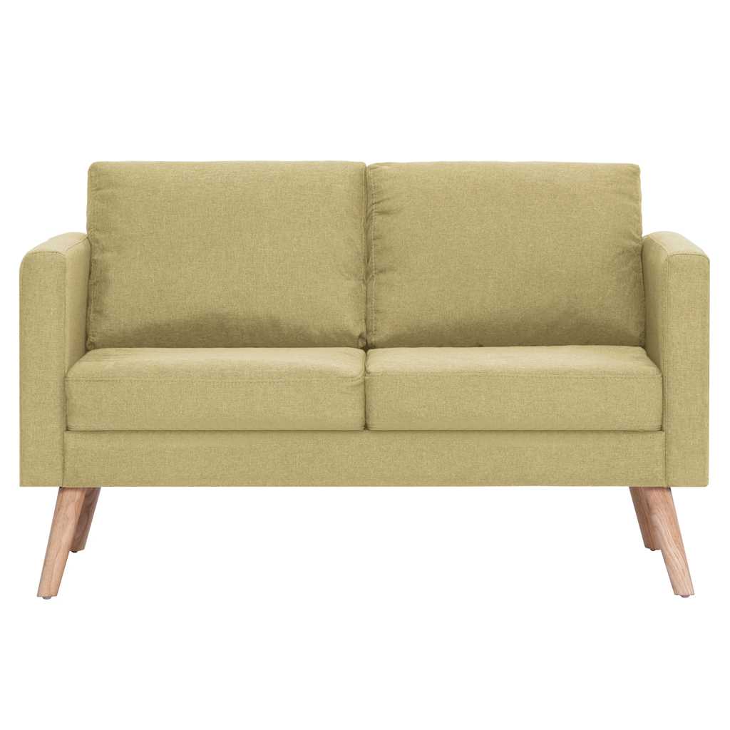 2-Sitzer-Sofa Stoff Grün