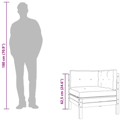 3-Sitzer-Sofa Stoff Grün