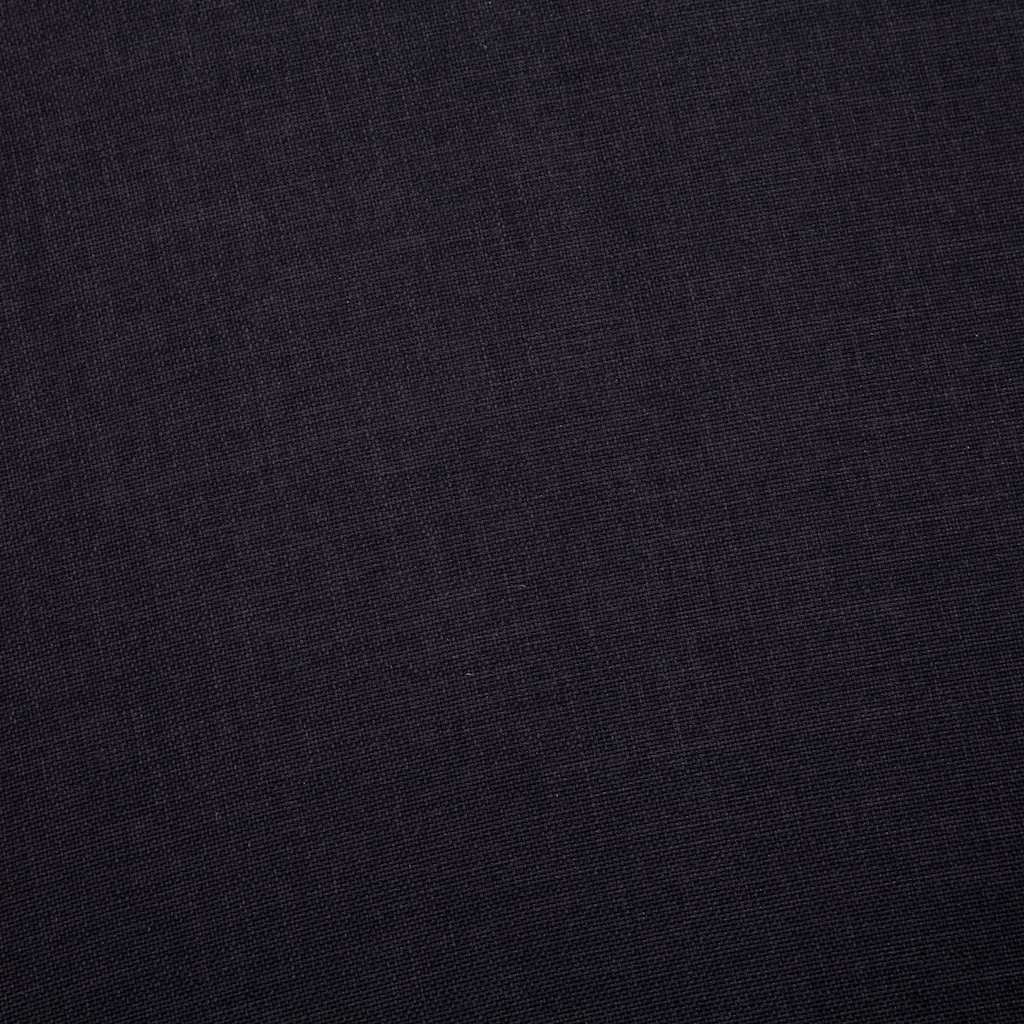 2-Sitzer-Sofa Stoff Schwarz