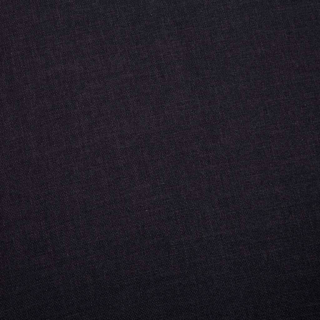 3-Sitzer-Sofa Stoff Schwarz