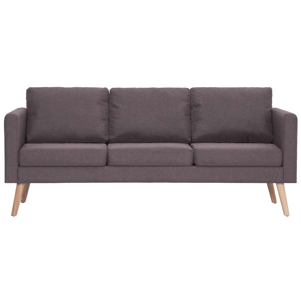3-Sitzer-Sofa Stoff Taupe