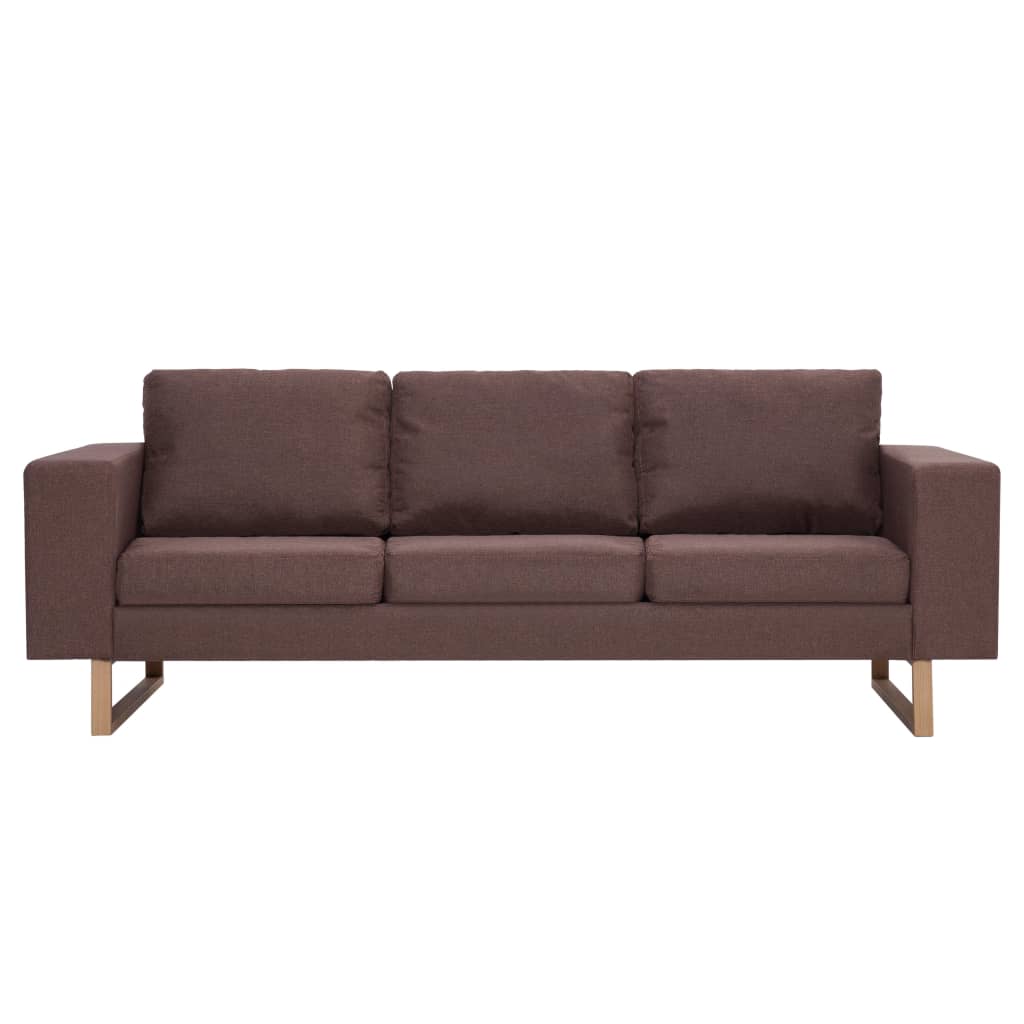 3-Sitzer-Sofa Stoff Braun