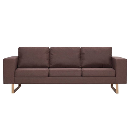 3-Sitzer-Sofa Stoff Braun