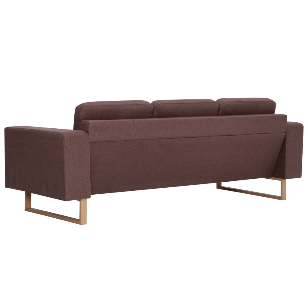 3-Sitzer-Sofa Stoff Braun