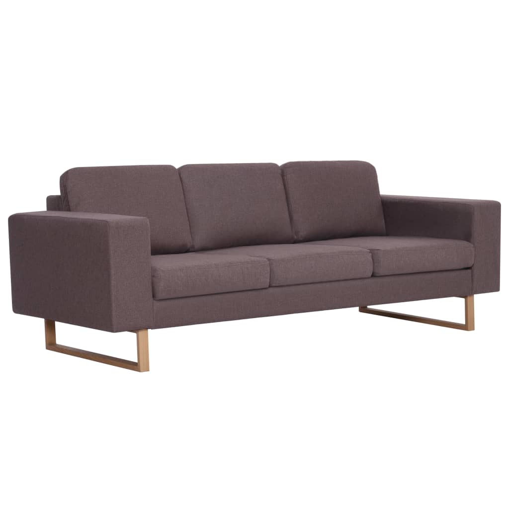 3-Sitzer-Sofa Stoff Taupe