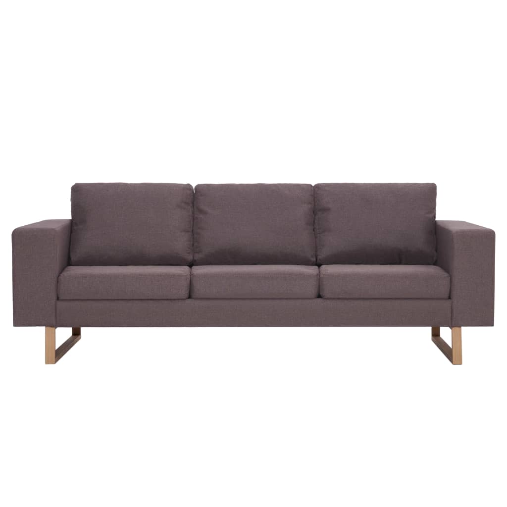 3-Sitzer-Sofa Stoff Taupe