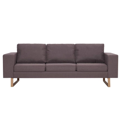 3-Sitzer-Sofa Stoff Taupe