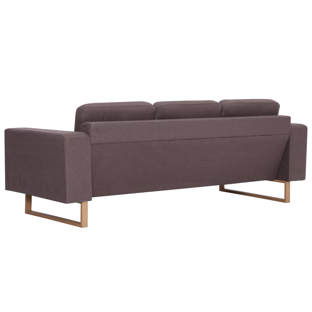 3-Sitzer-Sofa Stoff Taupe