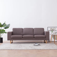 3-Sitzer-Sofa Stoff Taupe