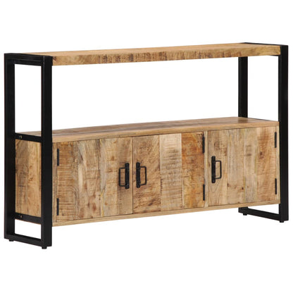 Beistellschrank 120x30x75 cm Massivholz Mango
